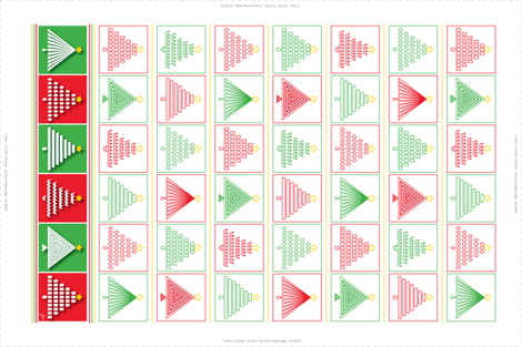 O Tannenbaum Tea Towel fabric by designtrends on Spoonflower - custom fabric