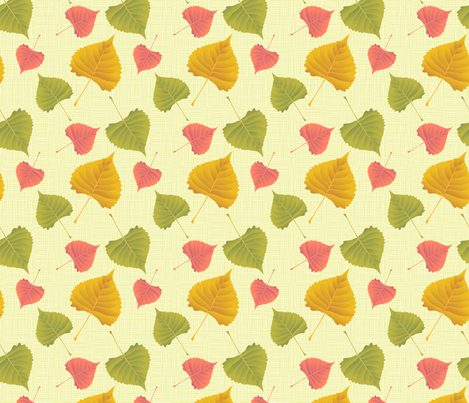 Autumn Poplar Leaves