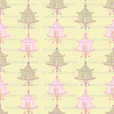Pastel Birdcage Design