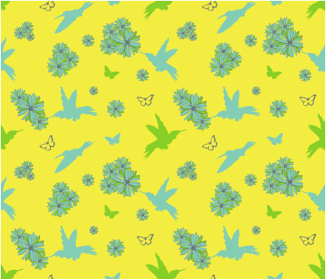 hummingbirds fabric by christine_gibson on Spoonflower - custom fabric