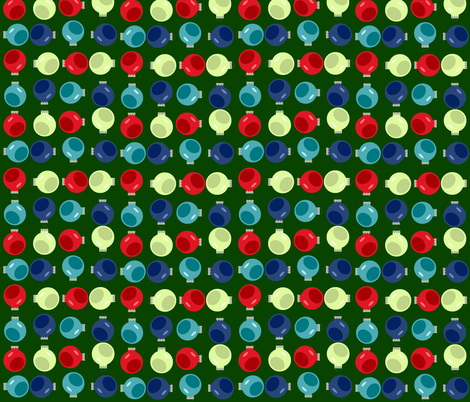 Ornaments Green fabric by juliapaigedesigns on Spoonflower - custom fabric