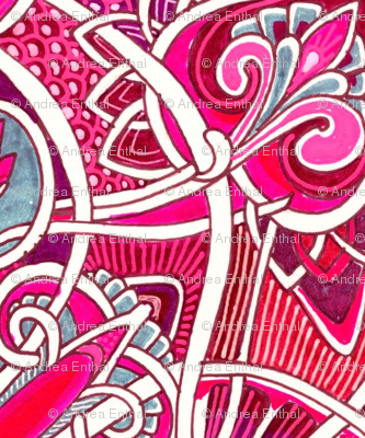 Fleur des Lis Times Scallop Equals Plaid