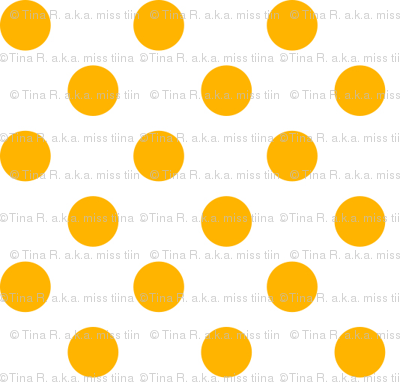 polka dots pumpkin orange and white