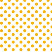 polka dots pumpkin orange and white