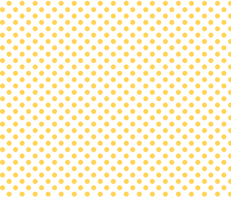 polka dots yellow and white fabric by misstiina on Spoonflower - custom fabric