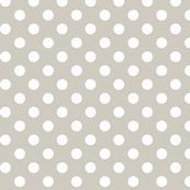 polka dots 2 beige and white
