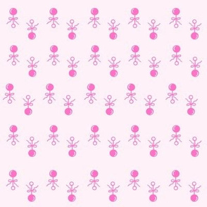 Baby Girl Pink Rattles