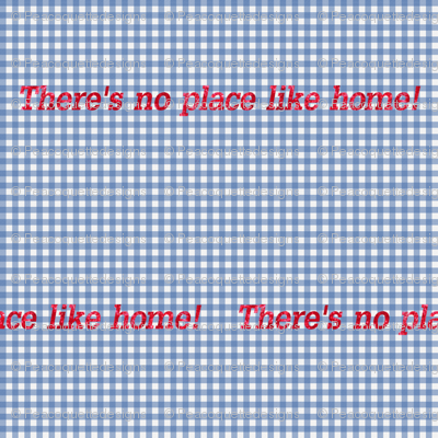 Oz Gingham ~ No Place Like Home