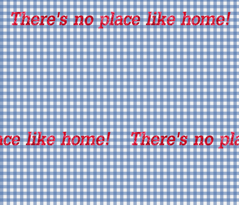 Oz Gingham ~ No Place Like Home fabric by peacoquettedesigns on Spoonflower - custom fabric
