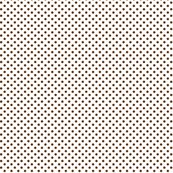 mini polka dots brown and white