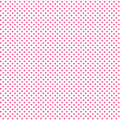 mini polka dots dark pink and white