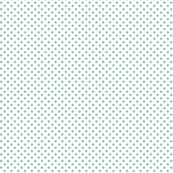 mini polka dots faded teal and white