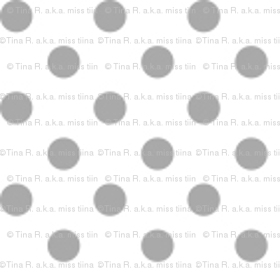 mini polka dots grey and white