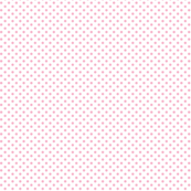 mini polka dots light pink and white