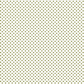 mini polka dots olive green and white