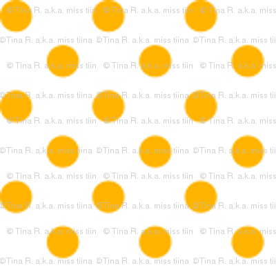 mini polka dots pumpkin orange and white