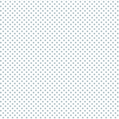 mini polka dots slate blue and white