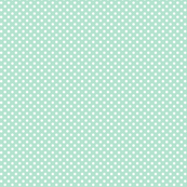 mini polka dots 2 mint green and white