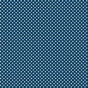 mini polka dots 2 navy blue and white