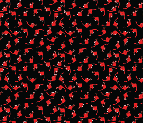 DevilBlack fabric by wendysheridan on Spoonflower - custom fabric