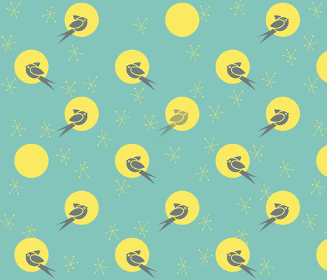 Fancy Birds fabric by happy_to_see on Spoonflower - custom fabric