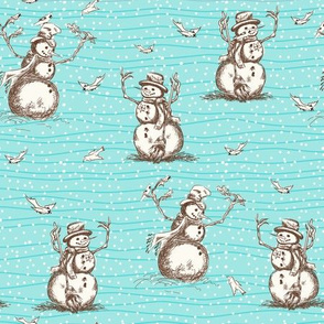 Winter Fun Snowman