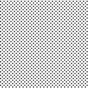 mini polka dots black and white