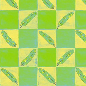 Floral Feather Tiles 