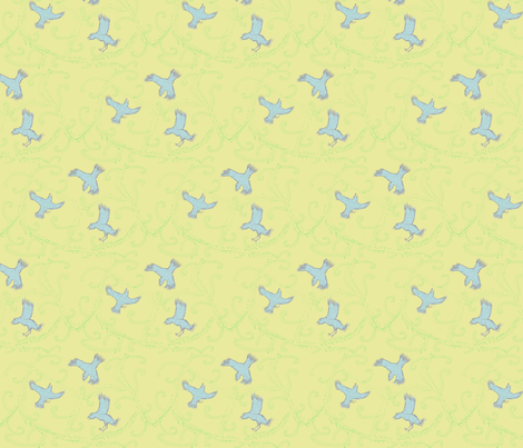 birds fabric by happyturtle on Spoonflower - custom fabric