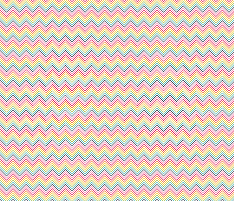 live free : love life chevron fabric by misstiina on Spoonflower - custom fabric