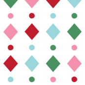 christmas diamonds dots