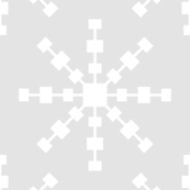 christmas snowflakes on grey