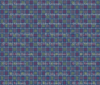 M blue weave