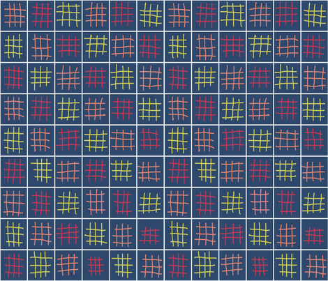 M blue weave fabric by flying_pigs on Spoonflower - custom fabric