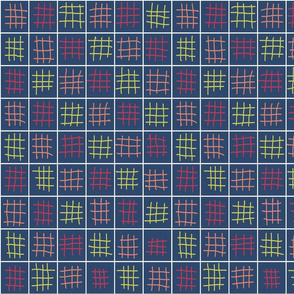 M blue weave