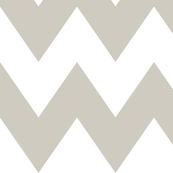 chevron xl beige and white