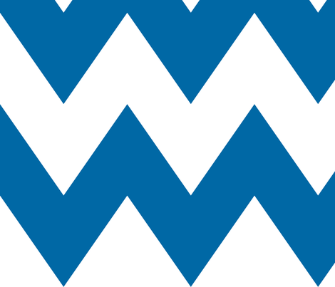 chevron xl blue and white