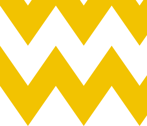 chevron xl golden yellow and white
