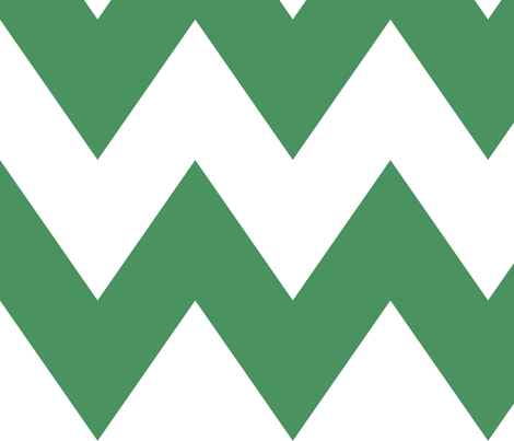 chevron xl green and white