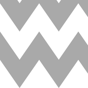 chevron xl grey and white