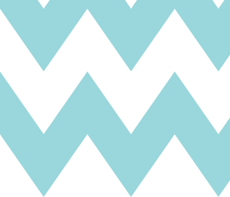 chevron xl teal and white