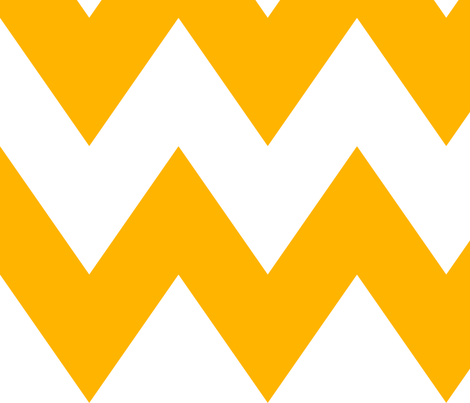 chevron xl pumpkin orange and white