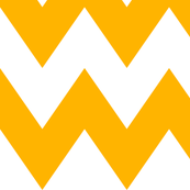 chevron xl pumpkin orange and white