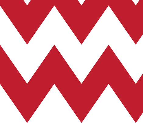 chevron xl red and white