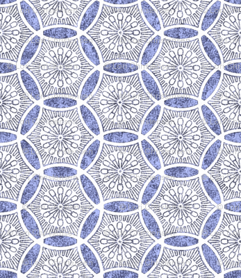 Shashiko Circle Faded Deco