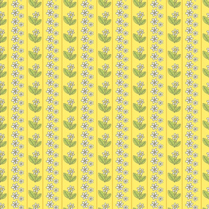 Cute Doodled Chamomile Flowers
