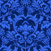 Blue Damask