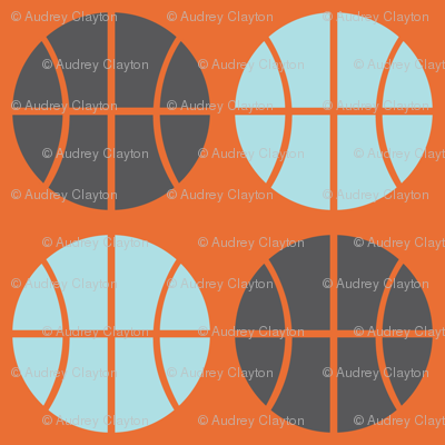Gray/Blue Basketball