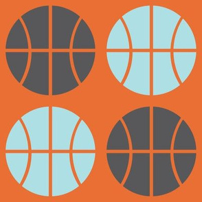 Gray/Blue Basketball