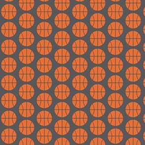 Small Half-Drop Orange Basketball